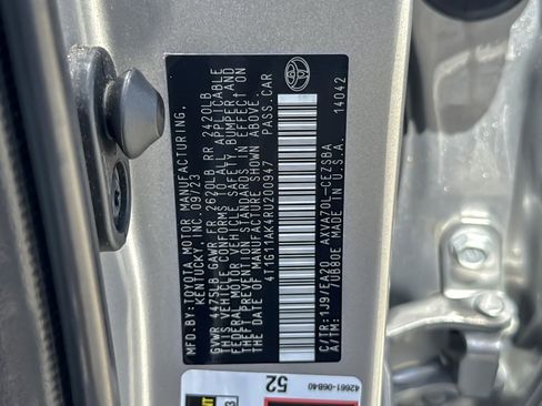 Certified 2024 Toyota Camry SE FWD image 25