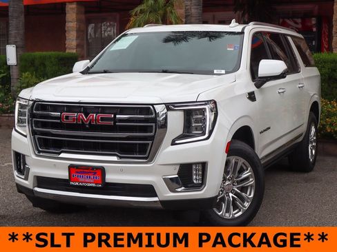 Used 2021 GMC Yukon XL SLT w/ SLT Premium Package image 4