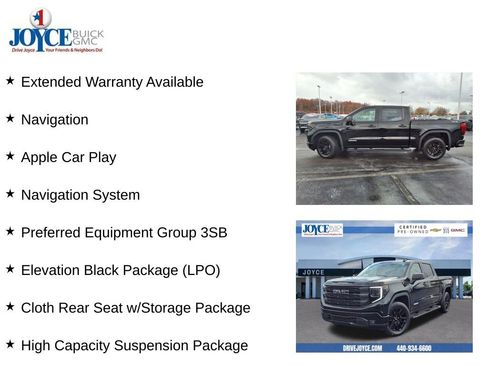 Certified 2022 GMC Sierra 1500 Elevation w/ LPO, Elevation Black Package image 9