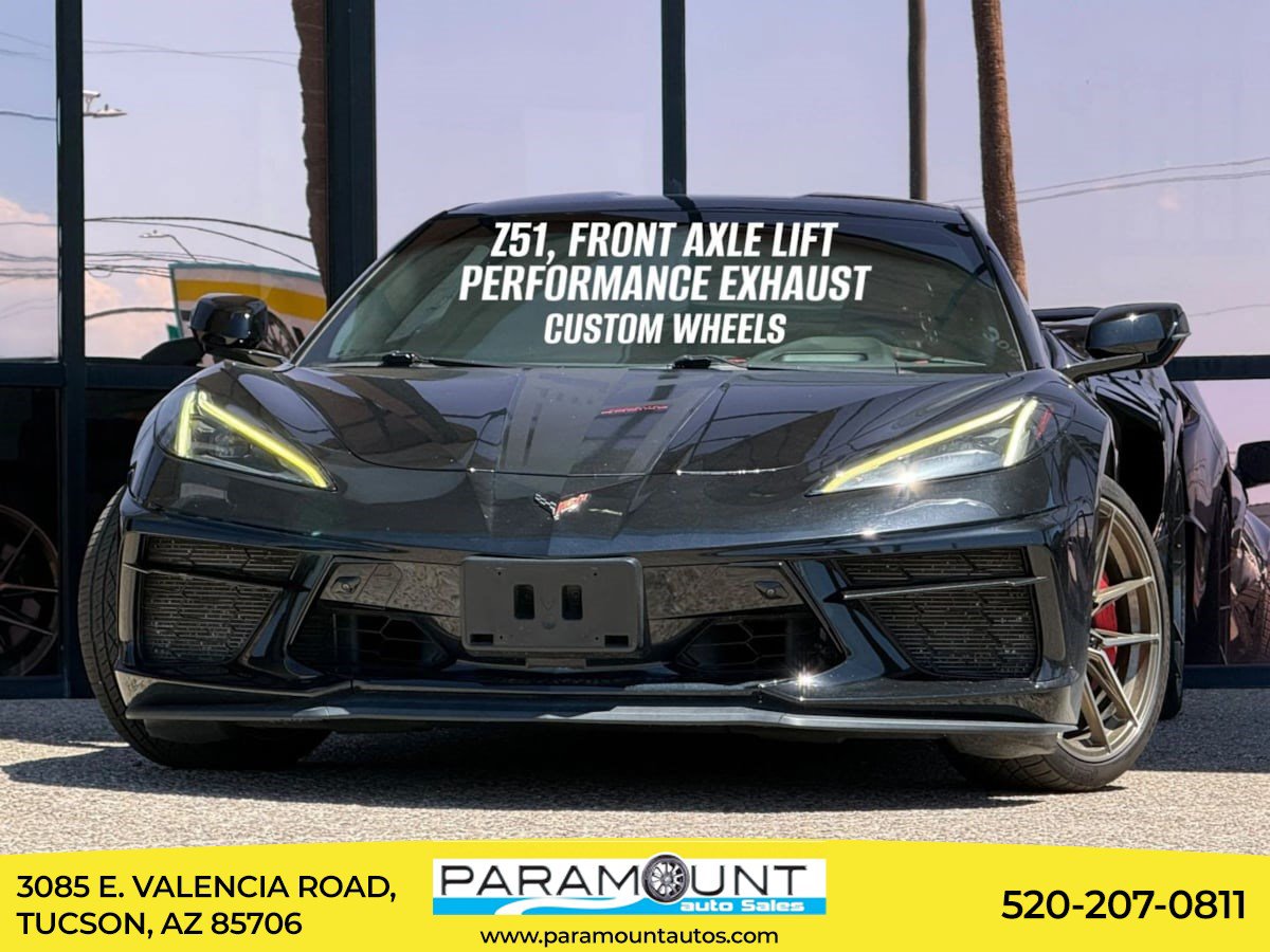 Used 2023 Chevrolet Corvette Stingray Preferred Cpe w/ Z51 Performance Package RWD image 1