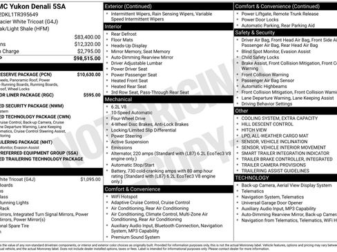 New 2026 GMC Yukon Denali w/ Denali Reserve Package AWD/4WD image 5