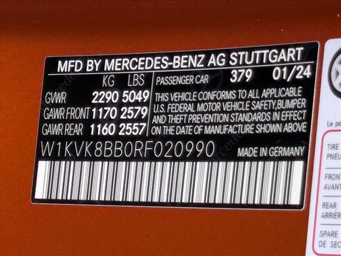 New 2024 Mercedes-Benz SL 63 AMG 4MATIC image 19