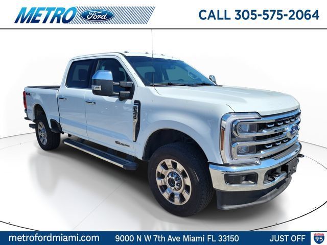 Certified 2025 Ford F250 Lariat w/ Chrome Package AWD/4WD 360° Tour