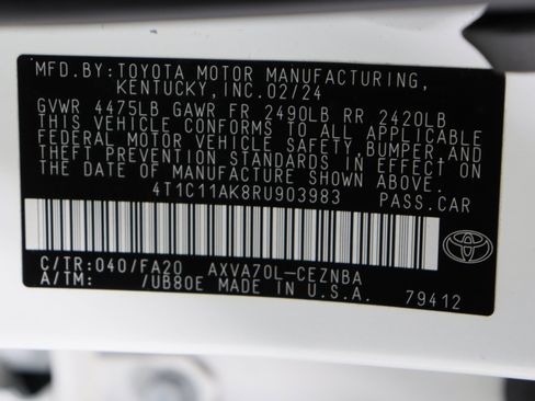 Used 2024 Toyota Camry LE image 38