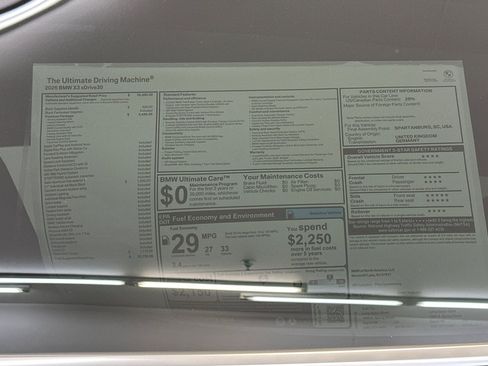Used 2026 BMW X3 xDrive30i w/ Premium Package AWD/4WD image 30