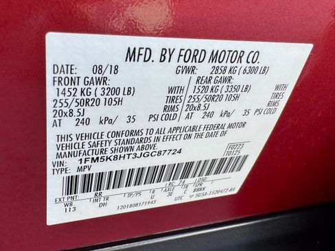 Used 2018 Ford Explorer Platinum AWD/4WD image 24