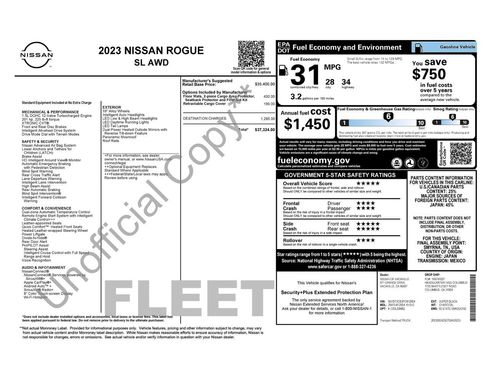 Used 2023 Nissan Rogue SL AWD/4WD image 34
