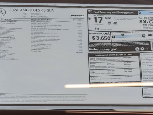 New 2026 Mercedes-Benz GLS 63 AMG 4MATIC image 36
