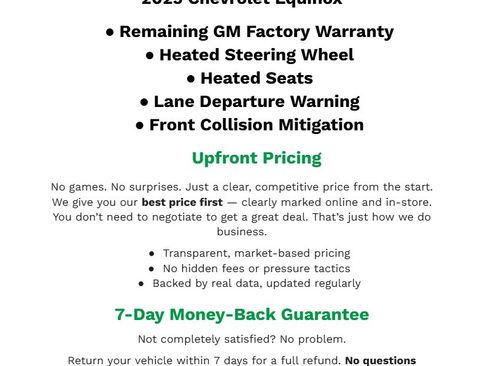 Certified 2025 Chevrolet Equinox LT FWD image 2