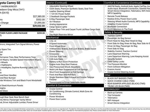 Used 2022 Toyota Camry SE image 38