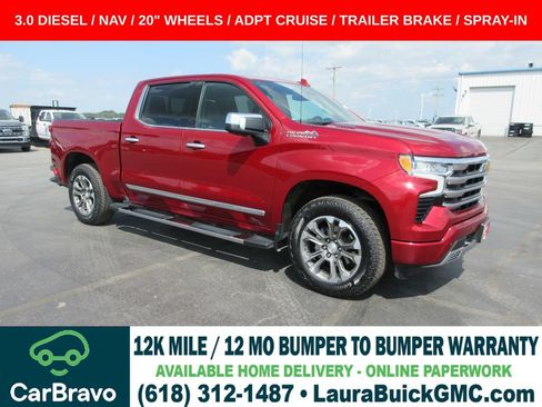 Certified 2024 Chevrolet Silverado 1500 High Country AWD/4WD image 1