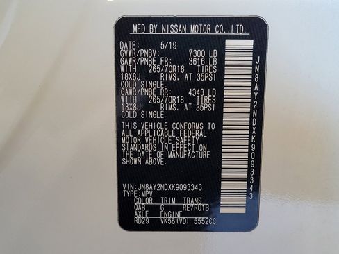 Used 2019 Nissan Armada SV w/ Driver Package image 33