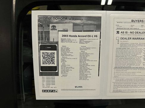 Used 2003 Honda Accord EX image 13