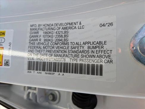 New 2026 Honda Accord LX image 18