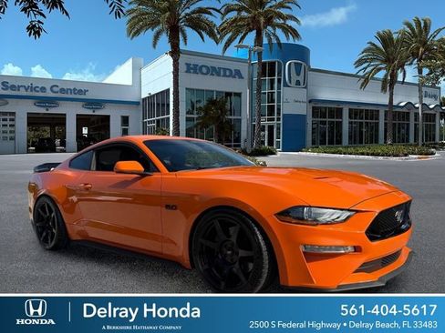 Used 2021 Ford Mustang GT Premium w/ Carbon Sport Interior Package RWD image 1
