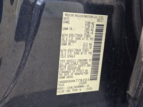 Used 2017 Nissan Frontier SV RWD image 16