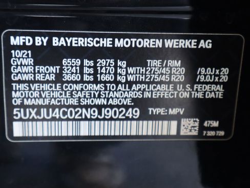 Used 2022 BMW X5 M50i w/ Executive Package image 24