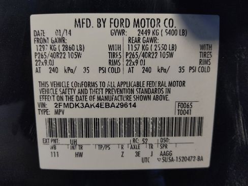Used 2014 Ford Edge Sport w/ Driver Entry Package FWD image 33