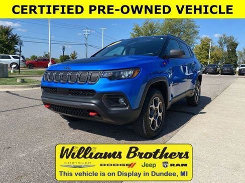 Certified 2022 Jeep Compass Trailhawk w/ Trailhawk Convenience Group AWD/4WD image 1