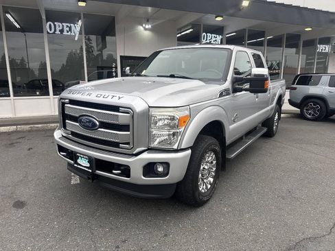 Used 2014 Ford F350 Platinum w/ Platinum Package AWD/4WD image 1