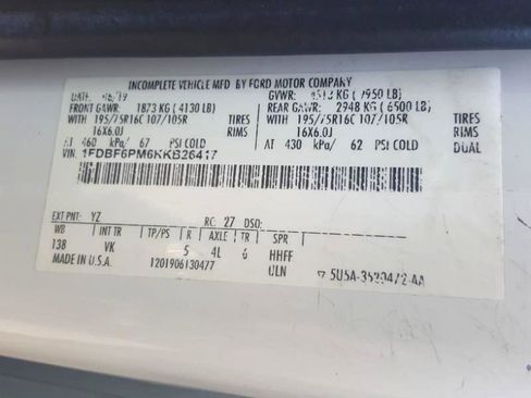 Used 2019 Ford Transit 350 138 DRW w/ Exterior Upgrade Package image 26