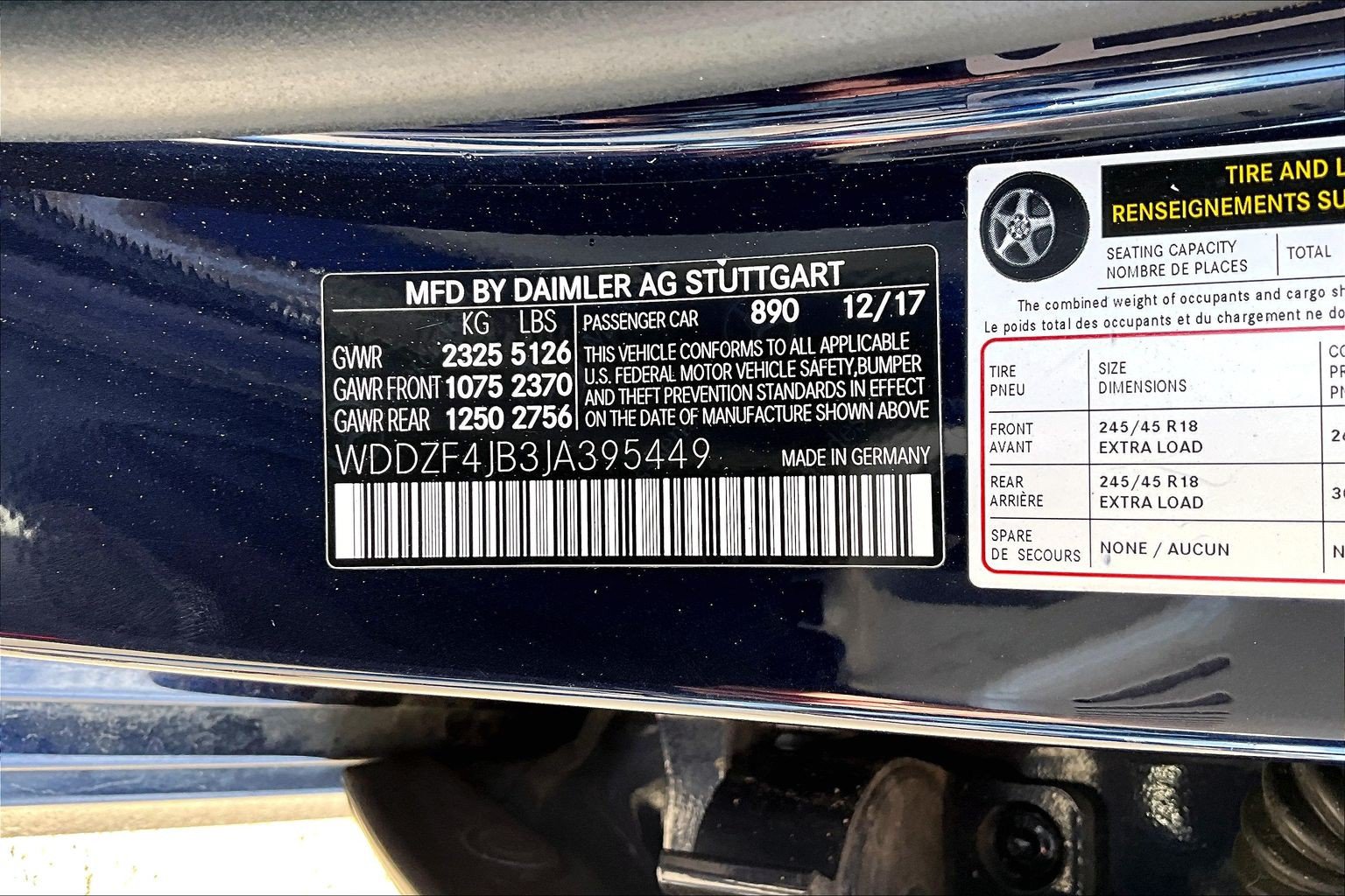 Used 2018 Mercedes-Benz E 300 w/ AMG Line Exterior image 24