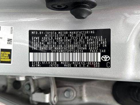 Used 2023 Toyota Corolla SE FWD image 21