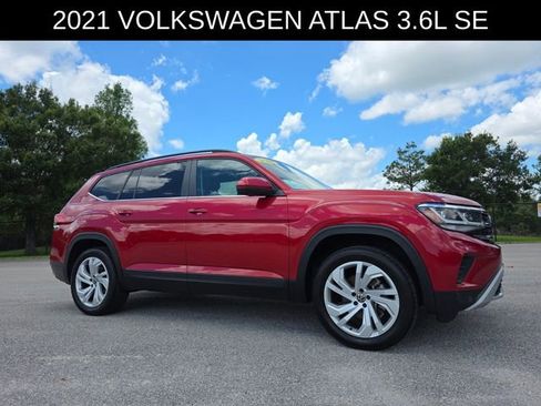 Used 2021 Volkswagen Atlas SE w/ Panoramic Sunroof Package FWD image 1