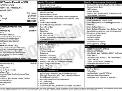 Used 2026 GMC Terrain Elevation w/ Elevation Premium Package image 10