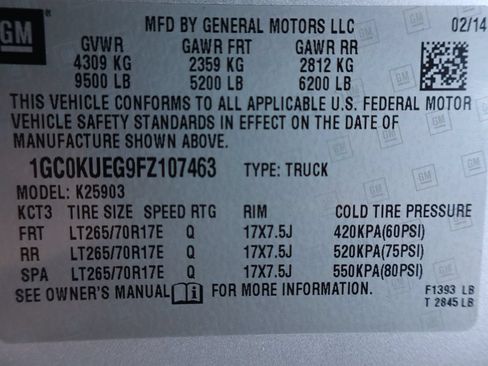 Used 2015 Chevrolet Silverado 2500 W/T w/ WT Fleet Convenience Package AWD/4WD image 36
