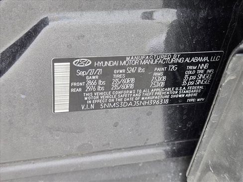 Used 2022 Hyundai Santa Fe SEL w/ Convenience + Premium Package image 21