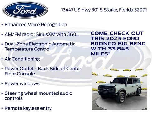 Certified 2023 Ford Bronco Big Bend image 27