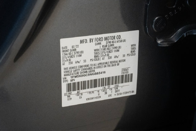 Used 2022 Ford Explorer ST w/ Equipment Group 401A AWD/4WD image 40