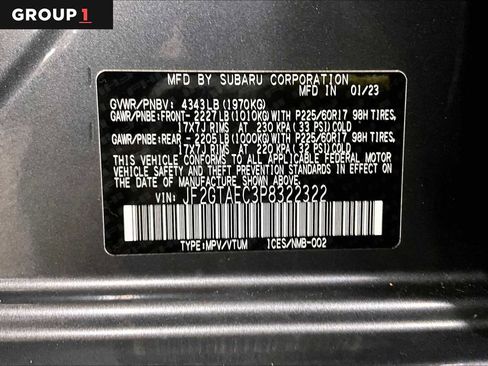 Certified 2023 Subaru Crosstrek 2.0i Premium image 36