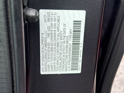 Certified 2023 Honda Odyssey EX-L image 20