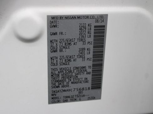 Used 2015 Nissan Rogue SV AWD/4WD image 56