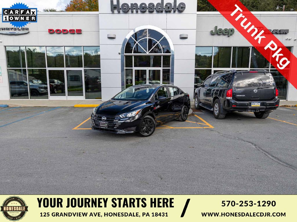 Used 2024 Nissan Versa S w/ Trunk Package FWD image 1