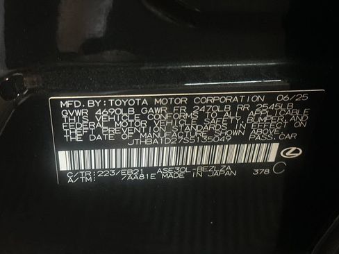 Certified 2025 Lexus IS 300 F Sport w/ Accessory Package 2 RWD image 27
