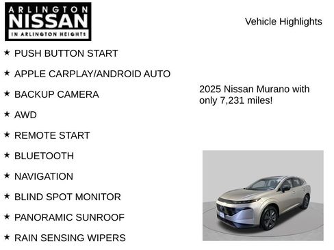 Certified 2025 Nissan Murano SL AWD/4WD image 7