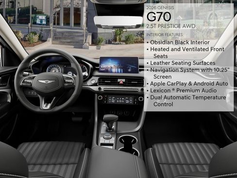 New 2026 Genesis G70 2.5T Prestige image 18