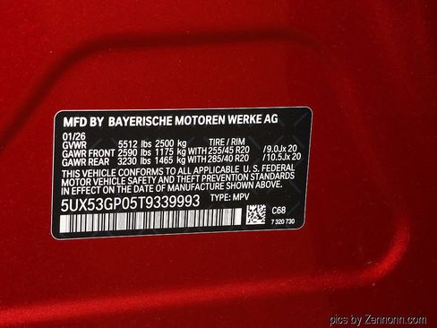 Used 2026 BMW X3 xDrive30i w/ M Sport Package AWD/4WD image 9