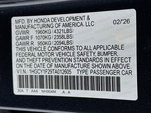 New 2026 Honda Accord LX image 29