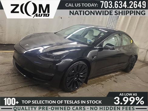 Used 2021 Tesla Model 3 Performance image 1