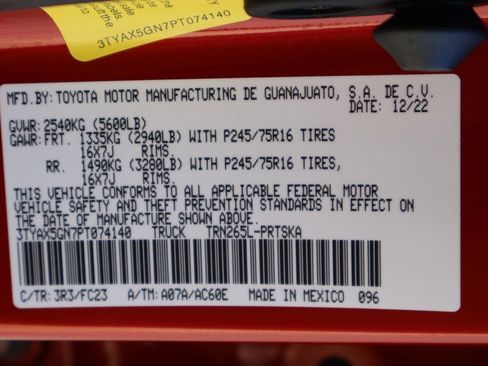 Certified 2023 Toyota Tacoma SR5 image 17
