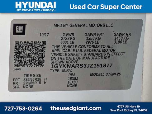 Used 2018 Cadillac XT5 FWD w/ LPO, Wheel Lock Package image 39