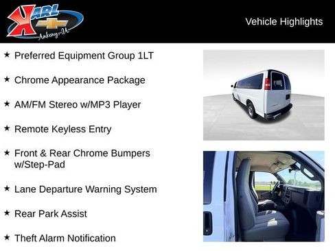Used 2025 Chevrolet Express 3500 LT w/ LT Preferred Equipment Group RWD image 2