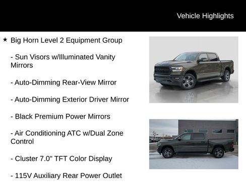 Used 2021 RAM 1500 Big Horn w/ Built-to-serve Edition image 11