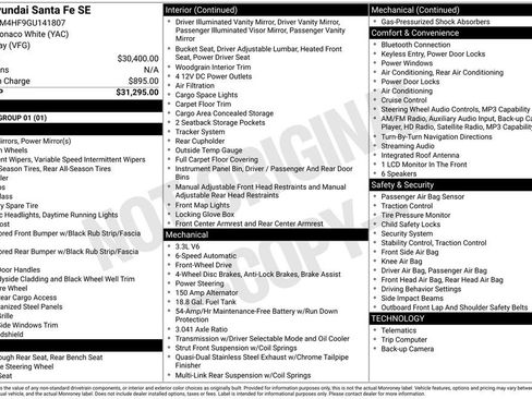 Used 2016 Hyundai Santa Fe SE image 13