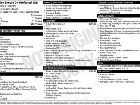 New 2026 Buick Encore GX Preferred image 5