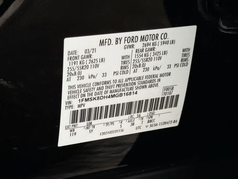 Used 2021 Ford Explorer XLT w/ Equipment Group 202A image 40